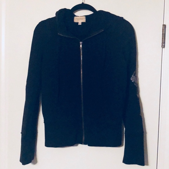 Mystree Adorable Women’s Embellished Zip Hoodie - Picture 4 of 7